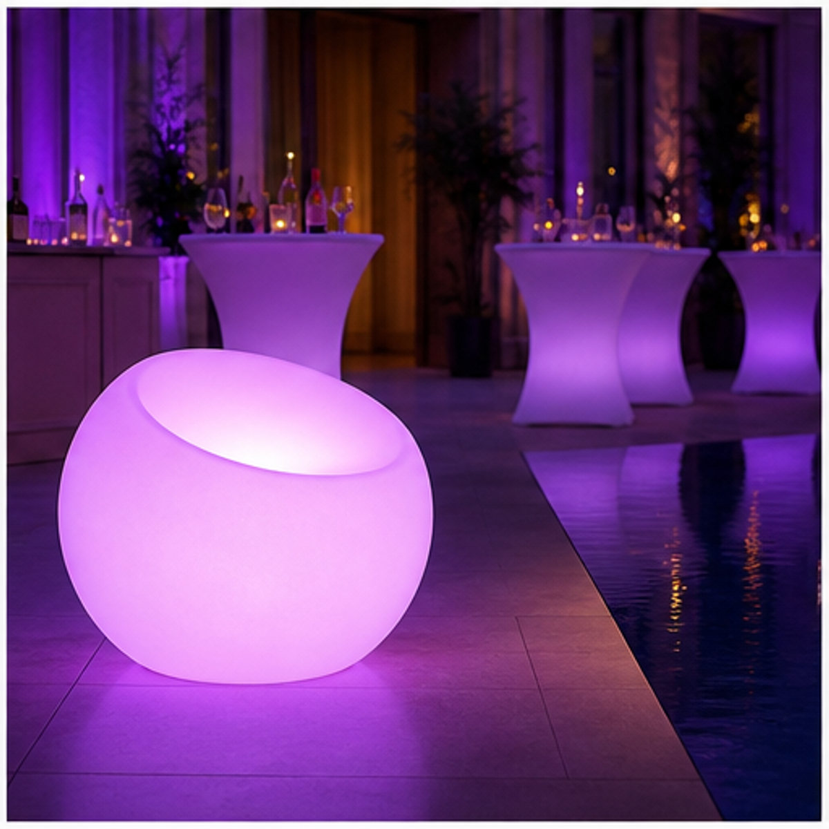 LED Apple Chair detail 5