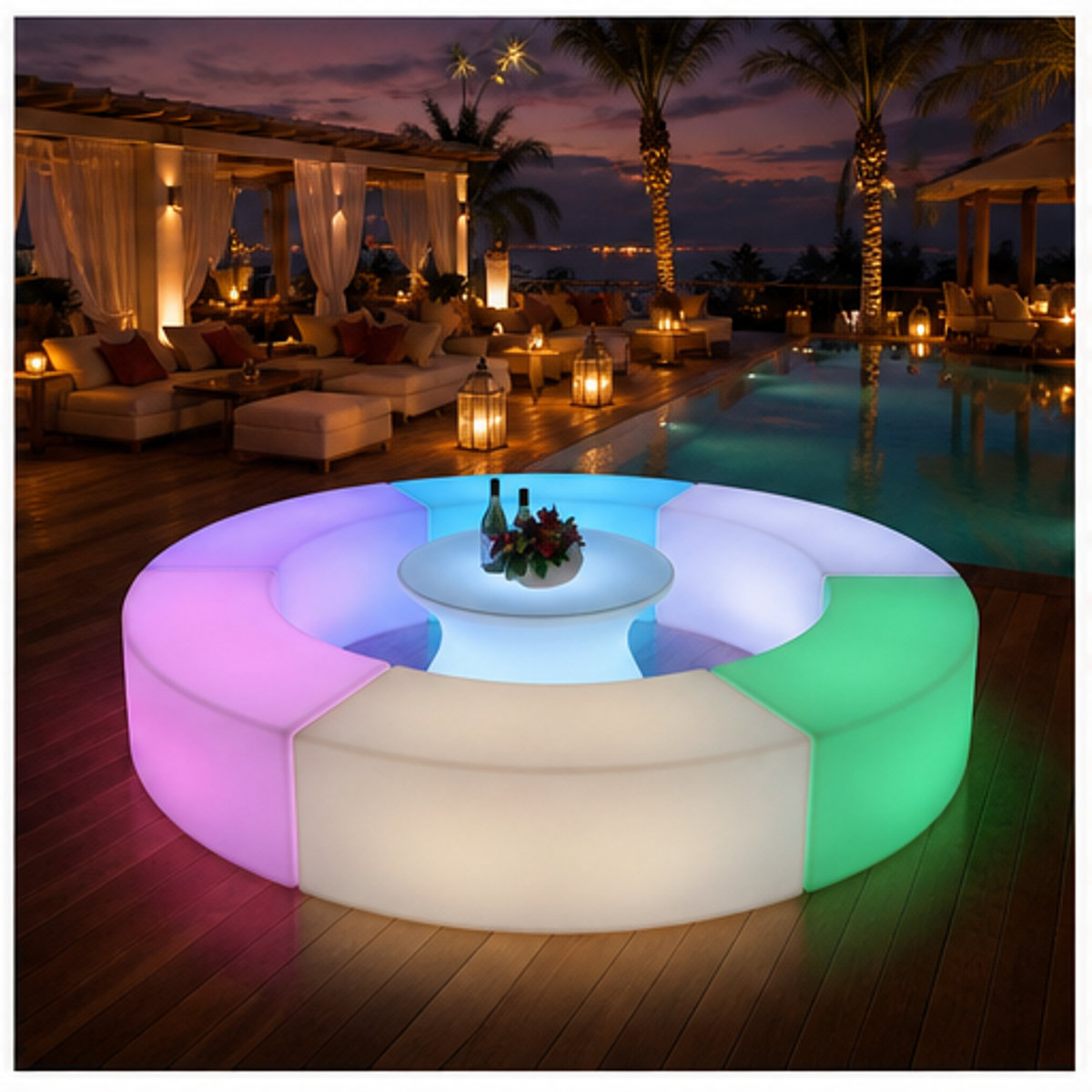 LED Curved Sofa detail 5