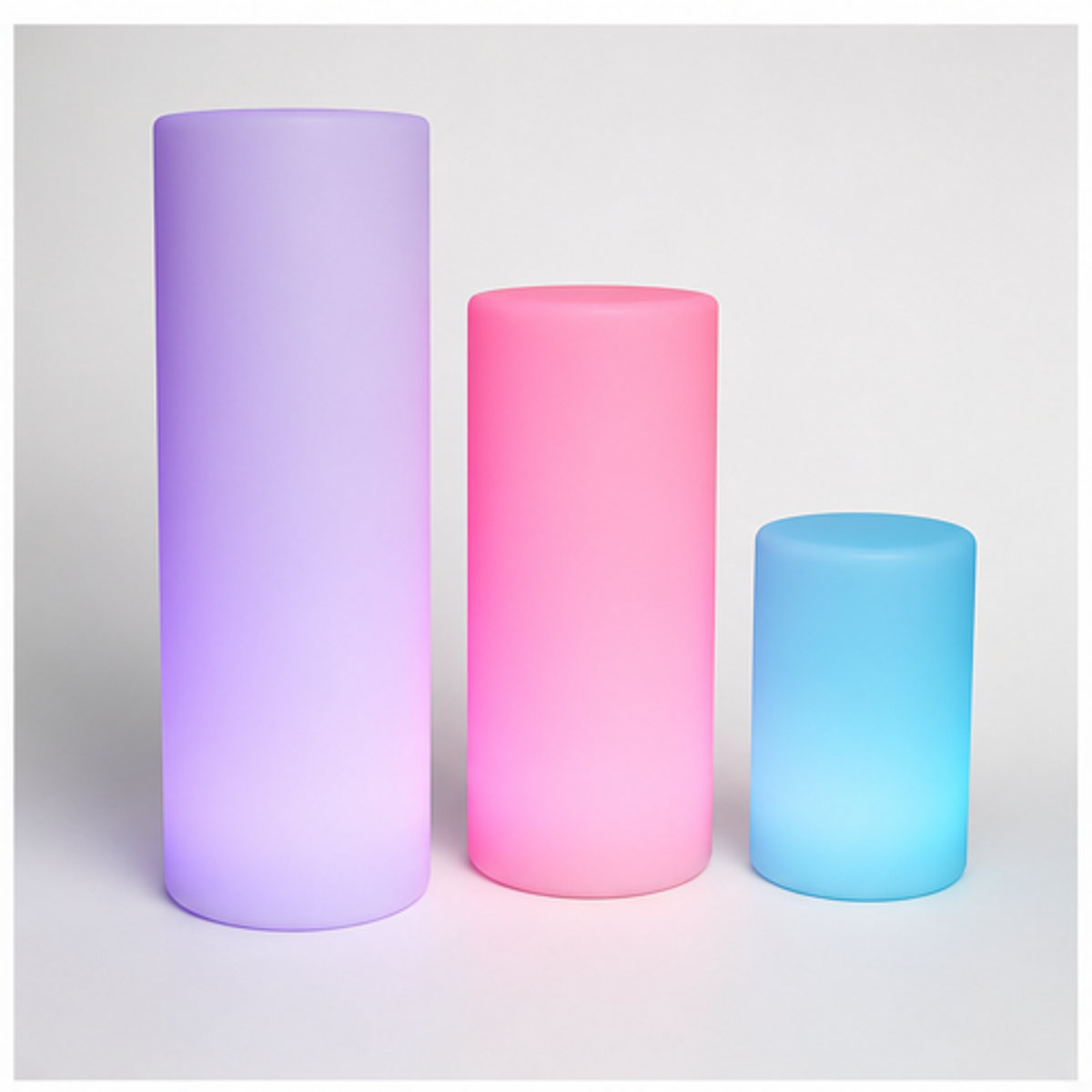 LED Cylinders detail 2