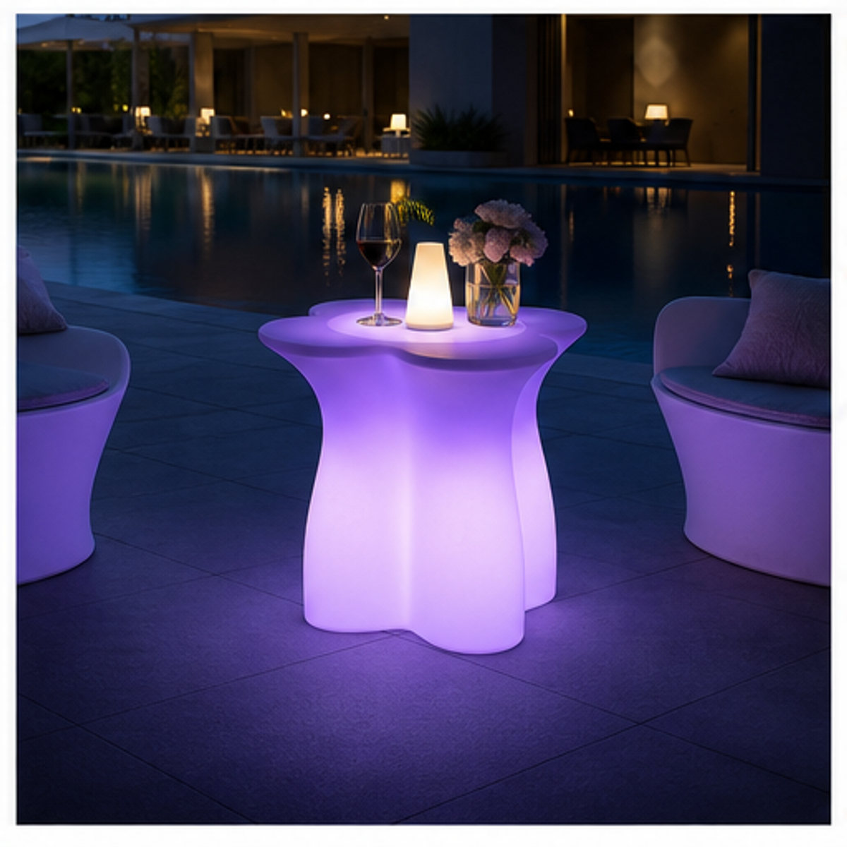 LED Plum Blossom Table detail 5